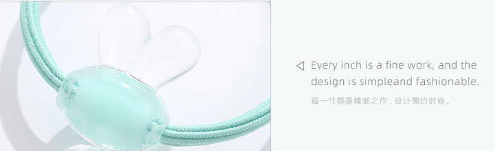 Bunny Hair Rope for Kids 3PCS