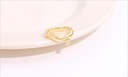 Unique V Shaped Glossy Ring
