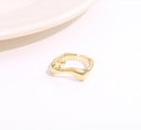 Unique V Shaped Glossy Ring