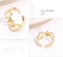 Stylish Circle Pentastar Ring