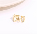 Stylish Circle Pentastar Ring