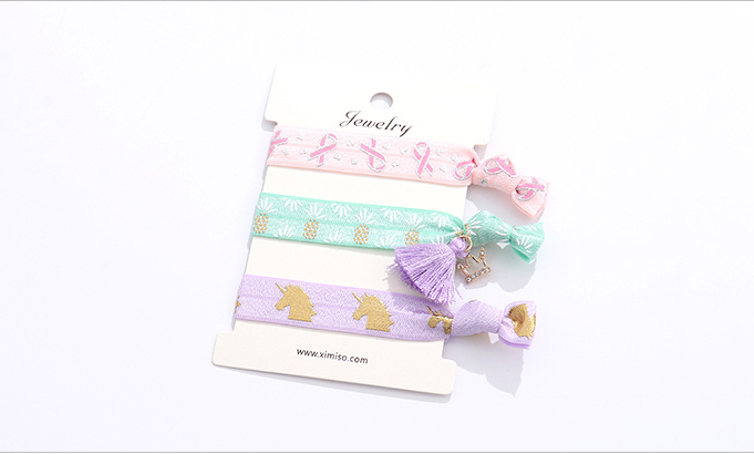 Cute Ribbon Pineapple Hair Rope