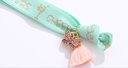 Pink Green Beach Shell Starfish Hair Rope