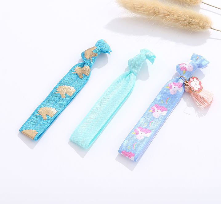 Mint Cute Unicorn Hair Rope