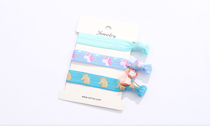 Mint Cute Unicorn Hair Rope