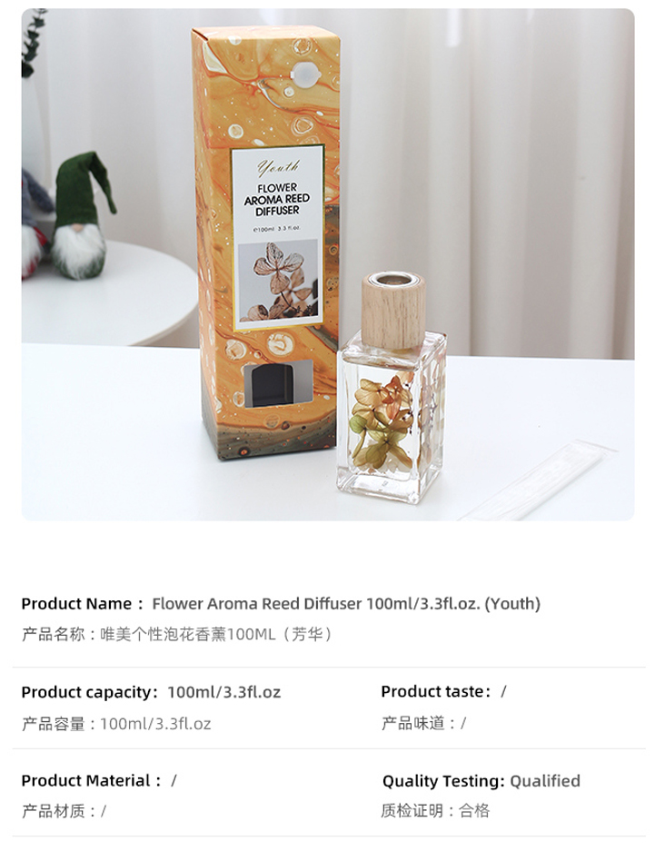 Flower Aroma Reed Diffuser 100ml/3.3fl.oz. (Youth)