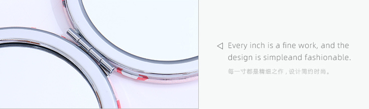 Summer Fruit Round Portable Mirror