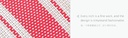 Double Stripes Table Mat(2 PCS/Roll)