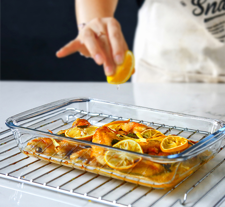 High Borosilicate Glass Ovenware 1l/33.8fl.oz.(Transparent)