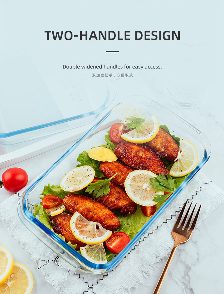 High Borosilicate Glass Ovenware 1l/33.8fl.oz.(Transparent)