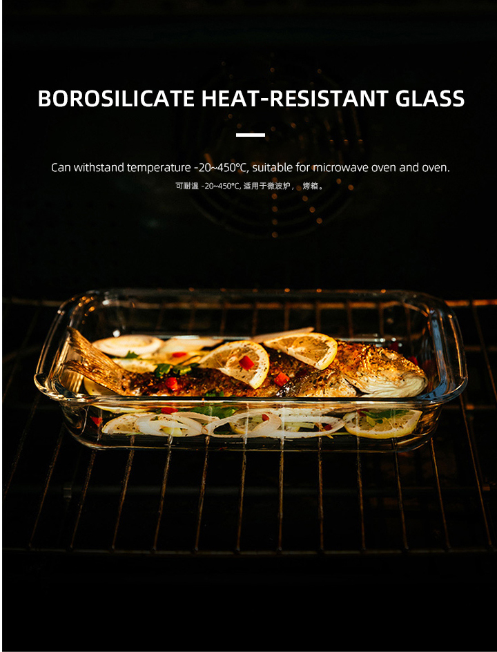 High Borosilicate Glass Ovenware 1l/33.8fl.oz.(Transparent)