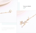 925 Silver Needle Unicorn Ear Clip