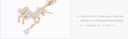 925 Silver Needle Unicorn Ear Clip