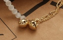 Cat's-eye Gem Small Bell Bracelet