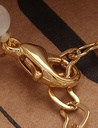 Cat's-eye Gem Small Bell Bracelet