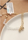 Cat's-eye Gem Small Bell Bracelet