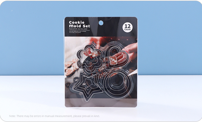 Stainless Steel Cookie Mold Set(12 Count)