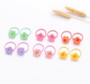 Flower Fruit Hair Rope for Kids 2PCS