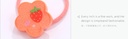 Flower Fruit Hair Rope for Kids 2PCS