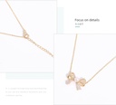 Bowknot Artificial Pearl Choker Necklace