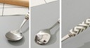 Geometric Collection Square Ceramic Handle Soup Spoon