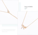 Delicate Bowknot Choker Necklace