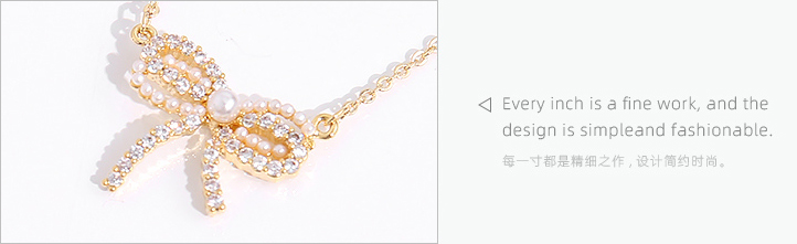 Delicate Bowknot Choker Necklace