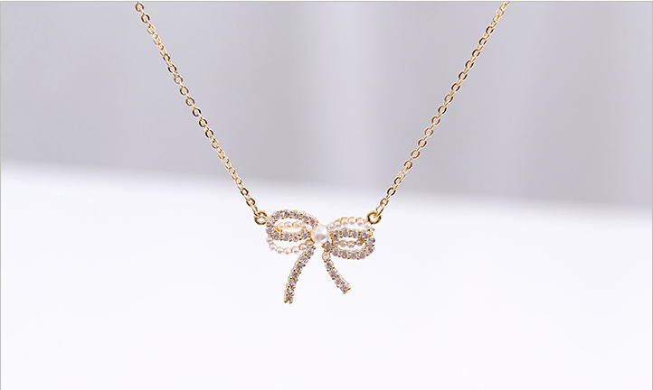Delicate Bowknot Choker Necklace
