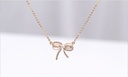 Delicate Bowknot Choker Necklace