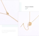 Asterisk Pendant Choker Necklace