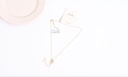 Asterisk Pendant Choker Necklace