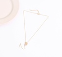 Asterisk Pendant Choker Necklace