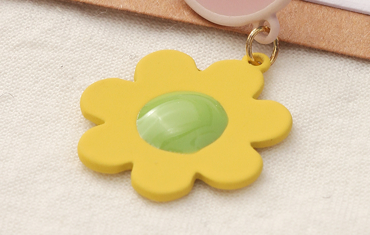 Letter Flower Earrings
