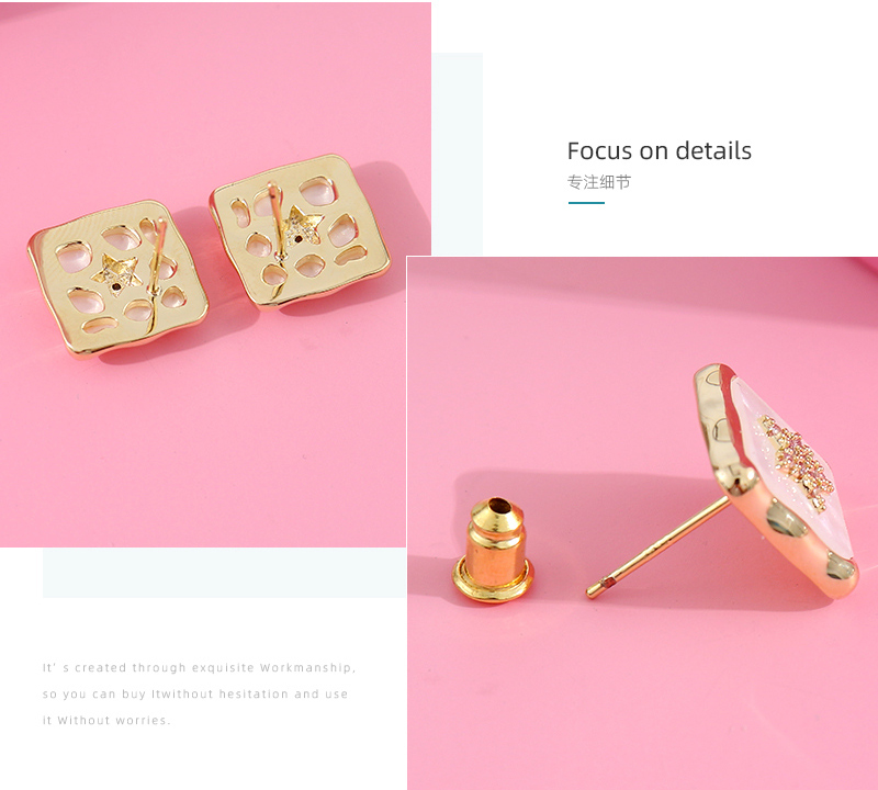Simple Pentastar Creative Earrings