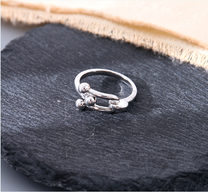 Simple Ball Beads Ring