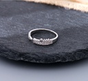 Double Layers Zircon Ring