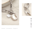 Stylish Metal Artificial Pearl Bracelet