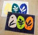 Flocking Forest Series Absorbent Floor Mat
