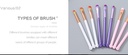 Cat Claw Collection Makeup Brushes (6 Pcs/Set)