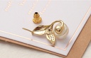 925 Silver Needle Fish Tail Earrings