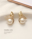 925 Silver Needle Fish Tail Earrings
