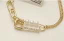 Pin Artificial Pearl Bracelet