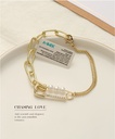 Pin Artificial Pearl Bracelet