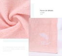 Feather Embroidery Towel for Adult