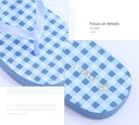 Checks Flip Flops for Ladies - X