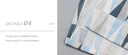 Geometric Triangle Pattern Apron (Blue)