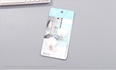 Round Creative Plastic Hook(2 Count)(White)