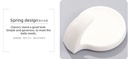 Round Creative Plastic Hook(2 Count)(White)