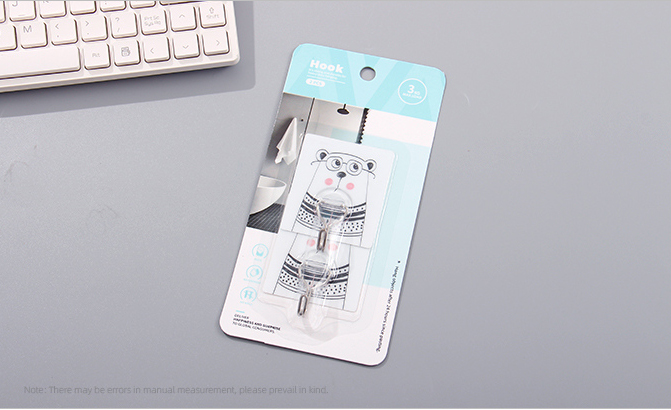 Traceless Animal Hook(2 Count)(White)