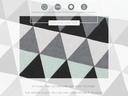 Geometric Triangle Pattern Apron (Green)
